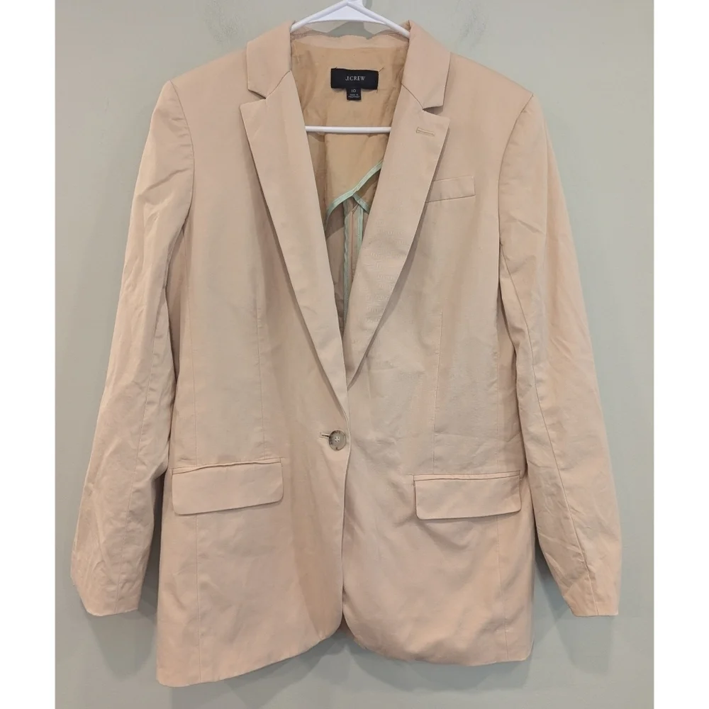 J. Crew Alfie Blazer Chino In Dried Wicker Size 10